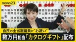 高市総理側が自民の当選全議員に数万円相当カタログギフト配布　「お祝い」と説明　党内には「あまりに軽率」受け取り拒否した議員も【news23】|TBS NEWS DIG