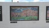 工事現場の仮囲いに高校生のアート作品 | 福島のニュース│TUF