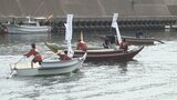 昔ながらの方法継承へ 佐賀関漁港で「大漁おし初め競技大会」・大分 | 大分のニュース|OBS NEWS|大分放送