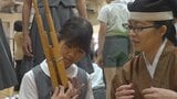 “世界で一番古いオーケストラ” 1300年の歴史を持つ雅楽の演奏と体験会 甲府・駿台甲府小 | 山梨のニュース | UTYテレビ山梨
