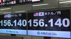 【速報】1ドル＝156円台に　じわじわ円安進む| TBS CROSS DIG with Bloomberg