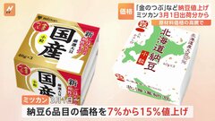 ミツカン 今年3月から一部商品を最大15％値上げへ　納豆「金のつぶ」は235円→252円（税込み）に| TBS CROSS DIG with Bloomberg