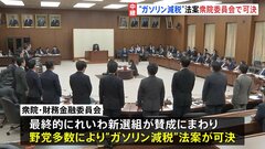 野党提出の“ガソリン減税”法案が衆院・財務金融委員会で可決　まもなく衆院本会議で採決| TBS CROSS DIG with Bloomberg
