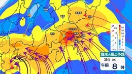 【台風情報】台風6号 3日に関東に最接近  最大瞬間風速35m【首都圏の雨・風シミュレーション2日〜4日（木）】気象庁の進路予想　東京・神奈川・埼玉・千葉（2日午後0時20分）|TBS NEWS DIG