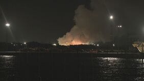 大同特殊鋼の火事 約60時間経っても鎮火せず 火は鉄くずなどの廃材を保管するスペースから… 愛知・東海市の知多工場|TBS NEWS DIG