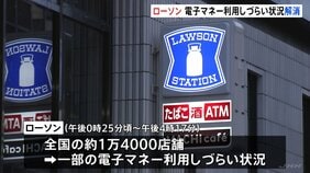 ローソン システム障害 全国で一部の電子マネー利用しづらい状況 午後0時25分頃から午後4時17分までの間|TBS NEWS DIG