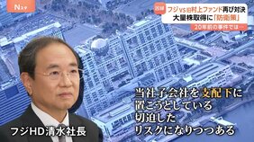 フジテレビ親会社　事実上の“買収防衛策”発表　旧村上ファンドの大量保有受け　20年前の因縁の両社が再び対決|TBS NEWS DIG