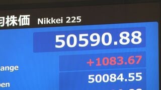 【速報】日経平均 一時1000円以上値上がり 5万円の大台を回復　円安進行などが上昇要因| TBS CROSS DIG with Bloomberg