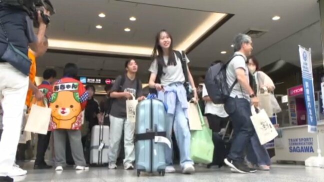 「娘にもゆっくりしてもらいたい」今年は最大9連休、お盆の帰省ラッシュ始まる　東京、大阪便はほぼ満席　県はUターン移住の促進へ 愛媛|TBS NEWS DIG