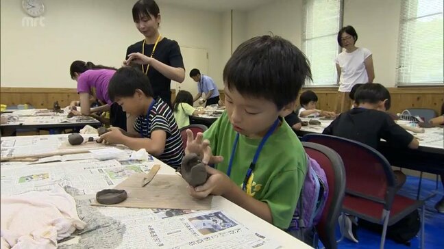 夏休みの小学生を対象に 日南市で陶芸体験|TBS NEWS DIG