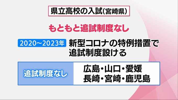 県立高校の入学試験　宮崎県では「追試制度」がない!　その理由とは　|　MRTニュース ｜ ＭＲＴ宮崎放送