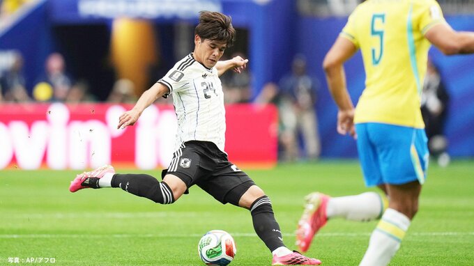 佐野海舟の代表初ゴールで日本先制！前半29分にインターセプトから自ら切り込み先制弾【北中米W杯】|TBS NEWS DIG
