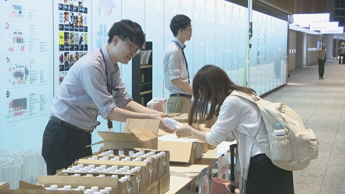 東海地方を襲った“線状降水帯” 地下鉄や市バスもストップ ｢タクシーも来ない…｣ 名古屋で帰宅困難者多数 退避施設開設で水やクッキーなどを配布|TBS NEWS DIG