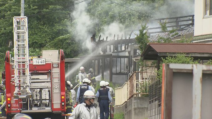 福島市で住宅全焼、女性の遺体見つかる　78歳住人か|TBS NEWS DIG