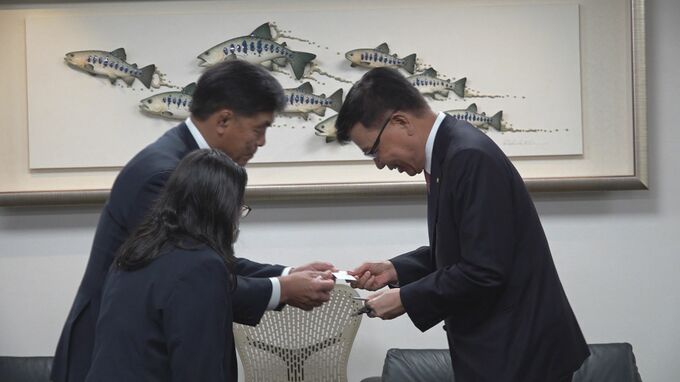 台湾を訪問中の馳知事…エバー航空本社で会長らと懇談 台湾への誘客課題に　|　石川県のニュース｜MRO北陸放送