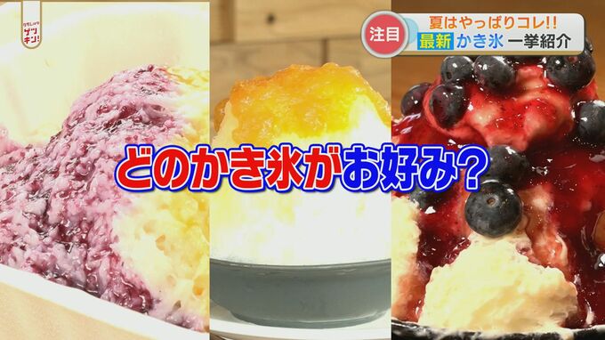 暑い夏にピッタリの最新かき氷トレンド　貴方好みはどれ？　　|　熊本のニュース｜RKK NEWS｜RKK熊本放送