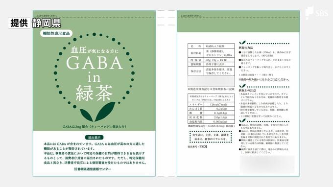 機能性関与成分「GABA」含有量が届け出以下　掛川市の茶販売業者に静岡県が報告書の提出などを指示【静岡県西部保健所】　|　静岡のニュース | SBSNEWS | 静岡放送