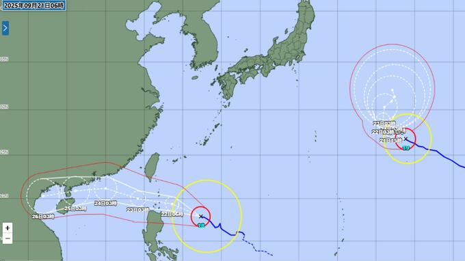 【台風情報】台風18号・19号　最大瞬間風速80メートルの「猛烈な」勢力へ発達見込み　予想進路は？|TBS NEWS DIG