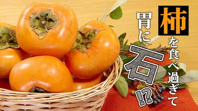 柿を食べ過ぎて緊急手術...！？ 柿胃石症ってご存知ですか|TBS NEWS DIG