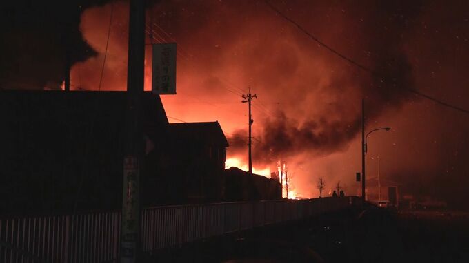 地震発生当日に大規模な火災が起きた石川・輪島市  警察が約150人態勢で大規模捜索始める　|　石川県のニュース｜MRO北陸放送