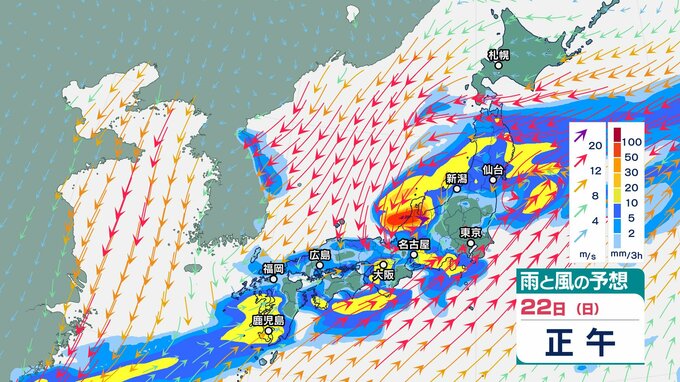 【関東甲信大雨情報】昼過ぎにかけて雷を伴った“激しい雨”の降る所も夕方にかけて大気の状態が不安定に　1時間予想降水量  関東南部40ミリ  甲信40ミリ  関東北部30ミリ　土砂災害、浸水害、河川の増水に注意・警戒【雨風シミュレーション】|TBS NEWS DIG