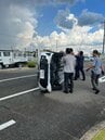 【動画あり】教習車吹き飛ぶ瞬間　自動車学校で突風、6台被害　けが人なし　福島・郡山市　|　福島のニュース│TUF