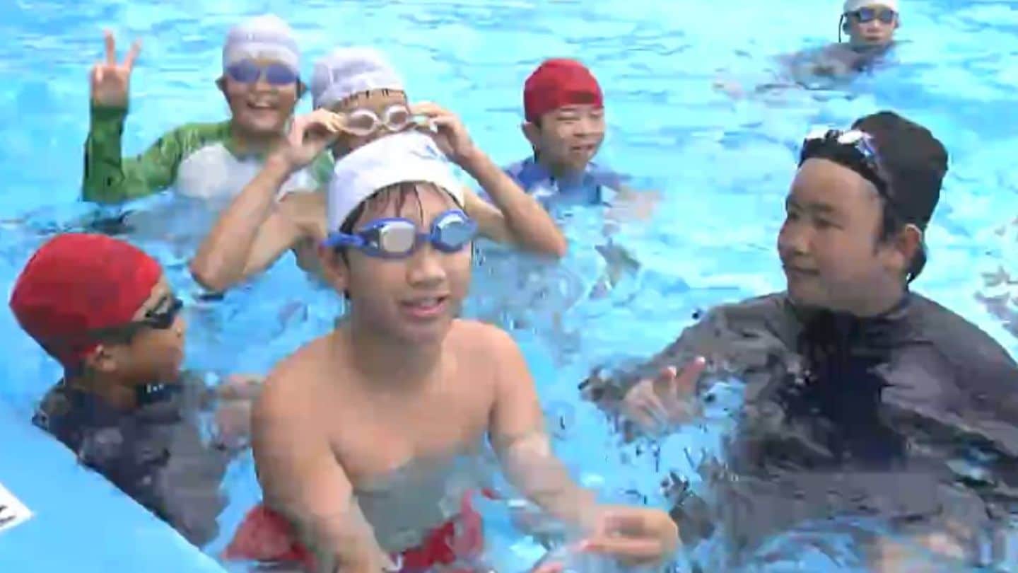 小学生　プール 裸 プール最高」岡山県営プールでプール開き 子どもたちが水遊びを楽しむ | 岡山・香川のニュース | 天気 | RSK山陽放送 (1ページ)