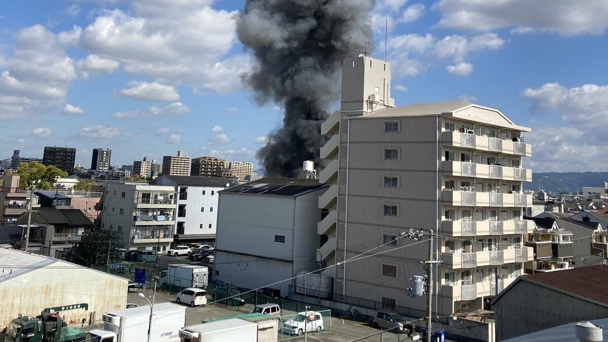 東 大阪 火事 リアルタイム