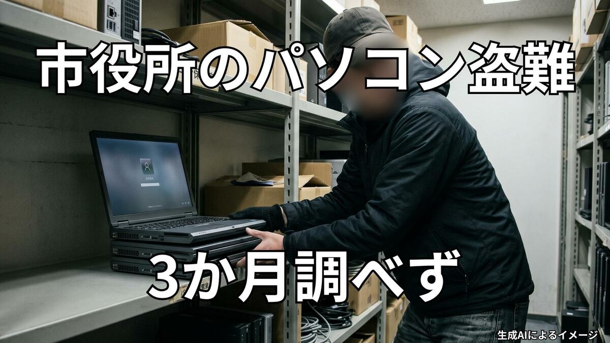 あまりにずさん… 全市民の戸籍謄本情報や税務情報が保存されたパソコンの所在不明を3か月以上調査しなかった理由は「窃盗を疑わなかった」から　浦添市役所