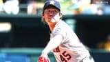 今井達也 6回途中9奪三振無失点でMLB初勝利、スライダー➡カーブ➡スプリットとイニングごとに球種を増やして好投|TBS NEWS DIG