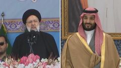 イラン・サウジアラビア首脳が電話会談　外交関係の正常化以降初　「パレスチナへの戦争犯罪止める必要性」| TBS CROSS DIG with Bloomberg