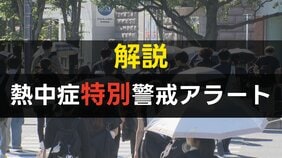 気温40℃超の酷暑日でも発表されない「熱中症“特別”警戒アラート」って？　極めてハードルの高い“最終警報”だった|TBS NEWS DIG