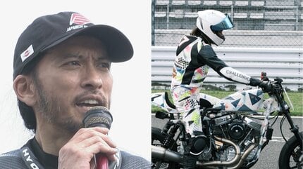 長瀬智也 】今年のバイクレース最終戦は “70年前のエンジン最後