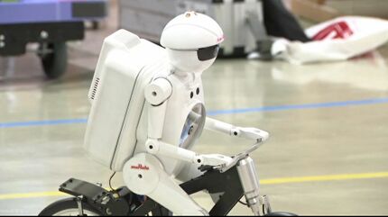 田んぼの転がし機械 ロボット | 村田製作所