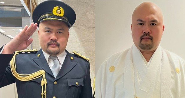 【鬼越トマホーク・良ちゃん】「昨日は一日署長で今日は一日組長」対照的な衣装で2日連続の営業|TBS NEWS DIG