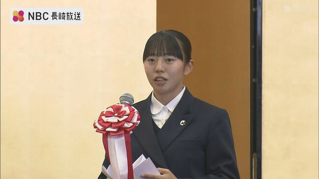 長崎南高で卒業式 「AIに答えを出されてなるものか」卒業生が決意表明　198人が旅立ちの日|TBS NEWS DIG
