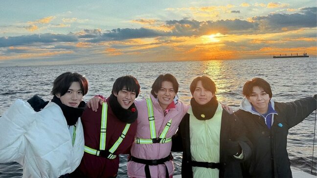【 M!LK・佐野勇斗 】 「5人で見たこの景色は言い表しようのない感動がありました」 メンバー5人で見た「初日の出」に感激|TBS NEWS DIG
