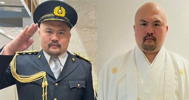 【鬼越トマホーク・良ちゃん】「昨日は一日署長で今日は一日組長」対照的な衣装で2日連続の営業|TBS NEWS DIG