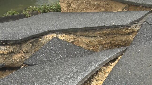 線状降水帯発生の大雨で各地に被害 沖縄市や久米島町で1時間に70ミリ超の非常に激しい雨|TBS NEWS DIG
