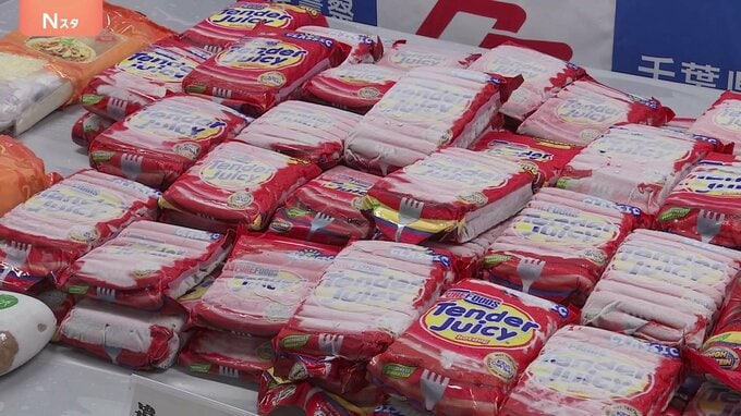 「いい儲けになると考えた」乾麺の袋に隠しソーセージ約154キロを無許可で密輸しようとしたか フィリピン国籍の男女3人を書類送検|TBS NEWS DIG