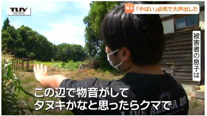 頭や手足を噛み、逃げてもクマが追いかけてくる…襲われた父を必死で救った息子が語るクマの様子　なぜ夏はクマの目撃・人的被害が多くなるのか…今後のクマへの対処は（山形・川西町）　|　山形のニュース│TUYテレビユー山形