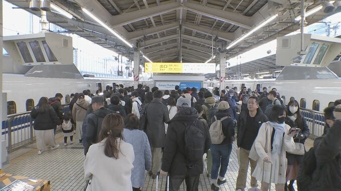 JR各社の年末年始の予約状況　ピークは下りが「12月27日・30日」 上りは「1月3日」 一部の時間ではすでに満席|TBS NEWS DIG