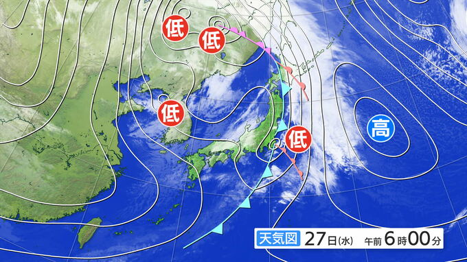 北陸など日本海側は大気の状態が非常に不安定で雨風強まる 低気圧は去り太平洋側ではおおむね晴れの天気に 雨と風シミュレーション|TBS NEWS DIG