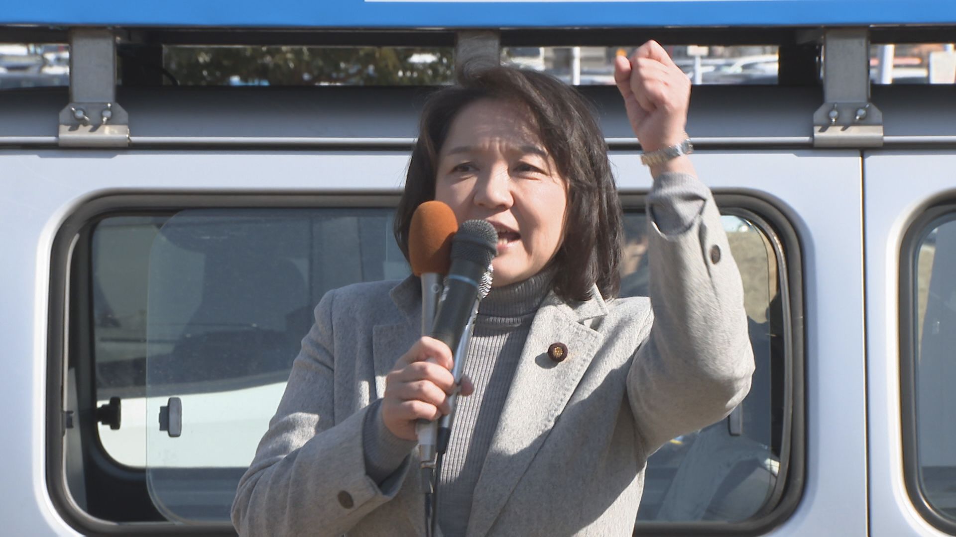 公明・竹谷とし子代表「生活者視点での政策実現」支持訴え 大分市で