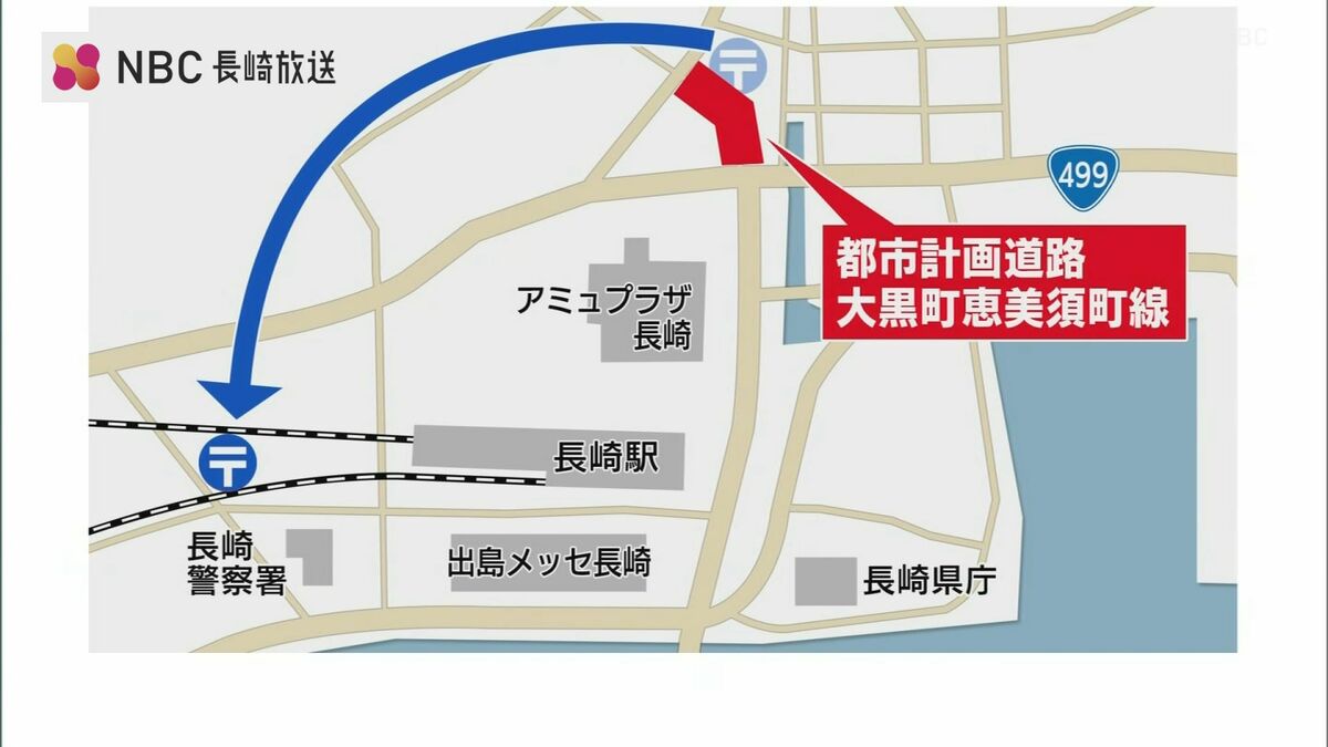 長崎中央郵便局が駅北側に移転へ　日本郵便「新局舎の機能・複合施設の可能性、残りの土地活用はすべて未定」旭大橋側の滞留解消のため道路拡幅