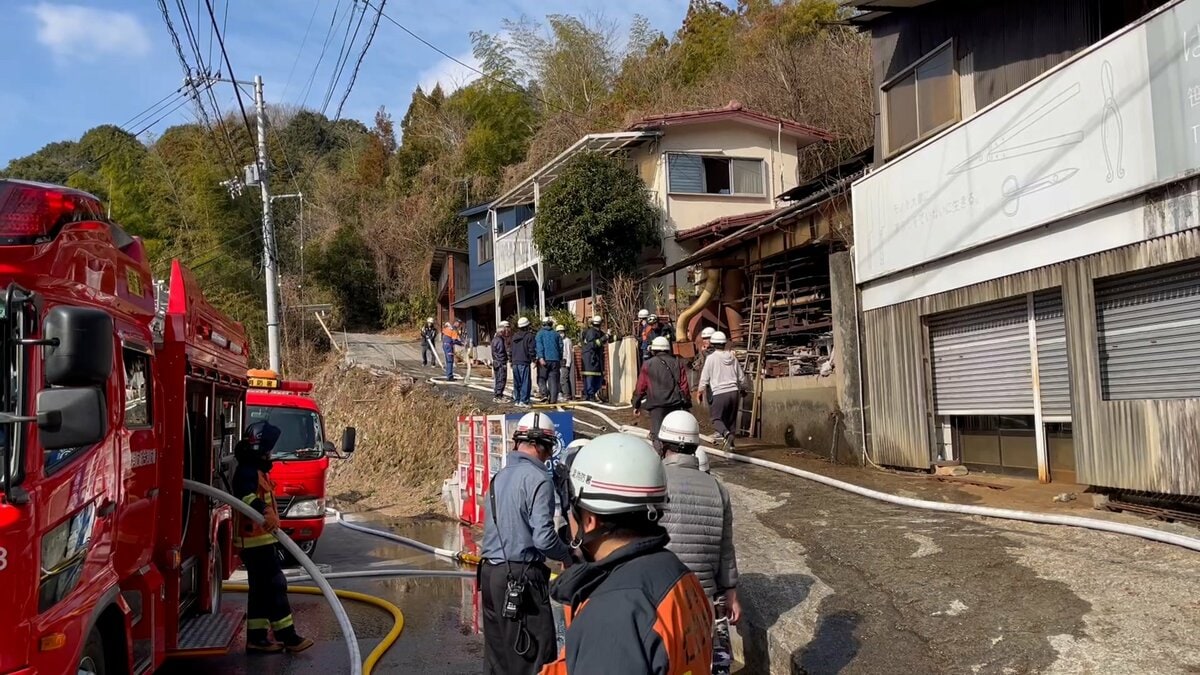 【火事現場動画あり】5分ほど目を離している間に…いの町で民家などが燃える火事　けが人なし
