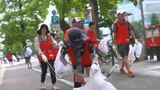「すがすがしい気持ちに」走りながらごみを拾う新しいスポーツ「プロギング」にさわやかな汗【岡山】 | 岡山・香川のニュース | 天気 | RSK山陽放送