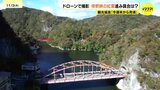 国定公園・帝釈峡 紅葉の進み具合は?ドローンで撮影 見頃は今週末から |TBS NEWS DIG