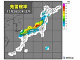 日本海側は雪や雨へ11月終わりは荒れた天気に【2週間天気】太平洋側は寒暖差に注意【雨風シミュレーション】|TBS NEWS DIG