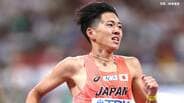 男子800m予選、落合晃が1分45秒90で組1位で決勝進出、先頭をキープして、最終コーナーでは会場のモニターを見る余裕も【アジア大会】|TBS NEWS DIG